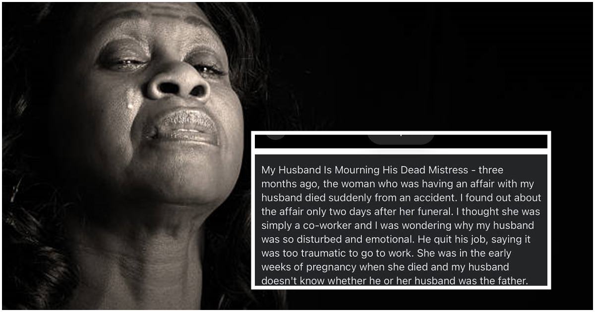husband mistress mourn
