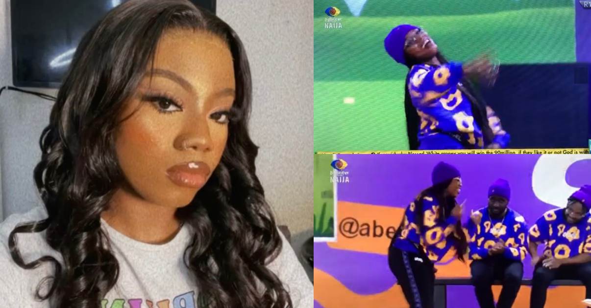 #BBNaija: Watch Angel's reaction after winning Arena game (Video)