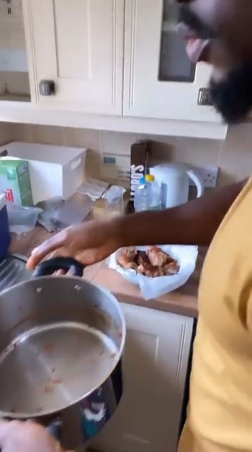 Tobi Bakre Cook twerk Wife