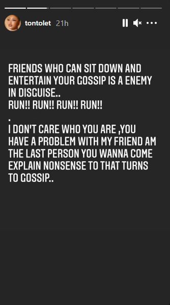 Tonto Dikeh Reacts Break-up