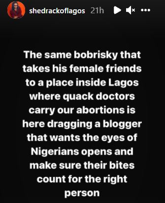 Bobrisky exposed on how he sleeps with young boys, lies about dating Timini, Skiibi (More details)