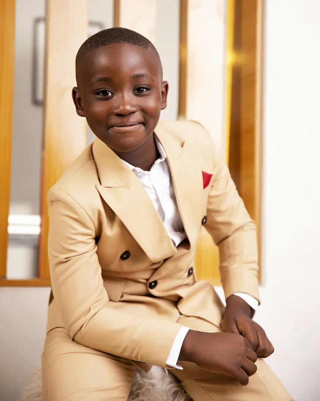 Mercy Johnson son Henry 7th birthday