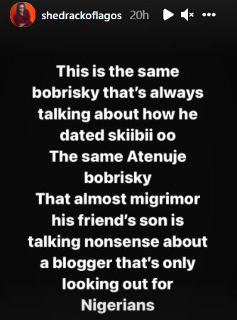Bobrisky exposed on how he sleeps with young boys, lies about dating Timini, Skiibi (More details)