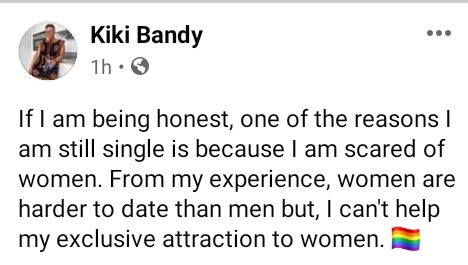 "Women are harder to date than men" - Cameroonian lesbian, Kiki Bandy