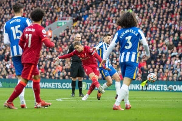 Liverpool 2-2 Brighton Premier League