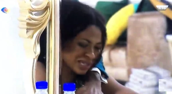 #BBNaija: "I am tired of falling in love" - Liquorose burst into tears over bond with Emmanuel (Video)