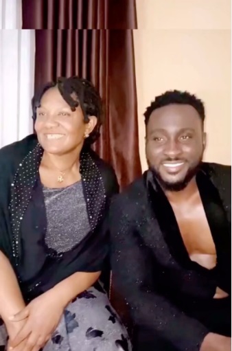 "Where did you get that energy from" - Cross' mom meets Pere, questions son about performance on BBNaija (Video)