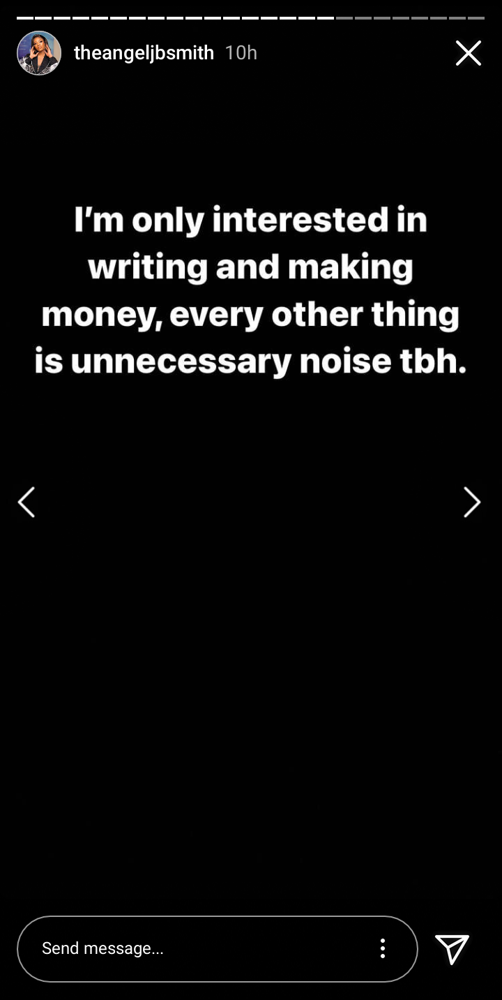 Angel replies people dress malfunction