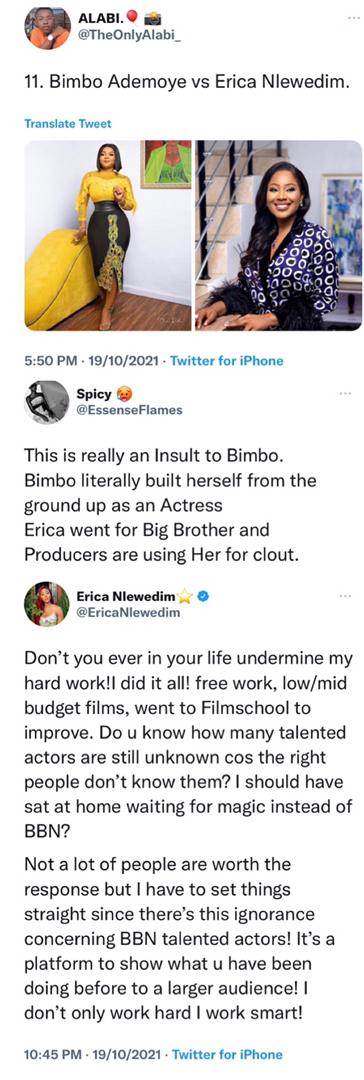 Erica Critic Twitter successes