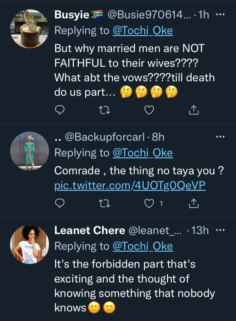 "I can never understand why single women find married men attractive" — Reality star, Tochi fumes