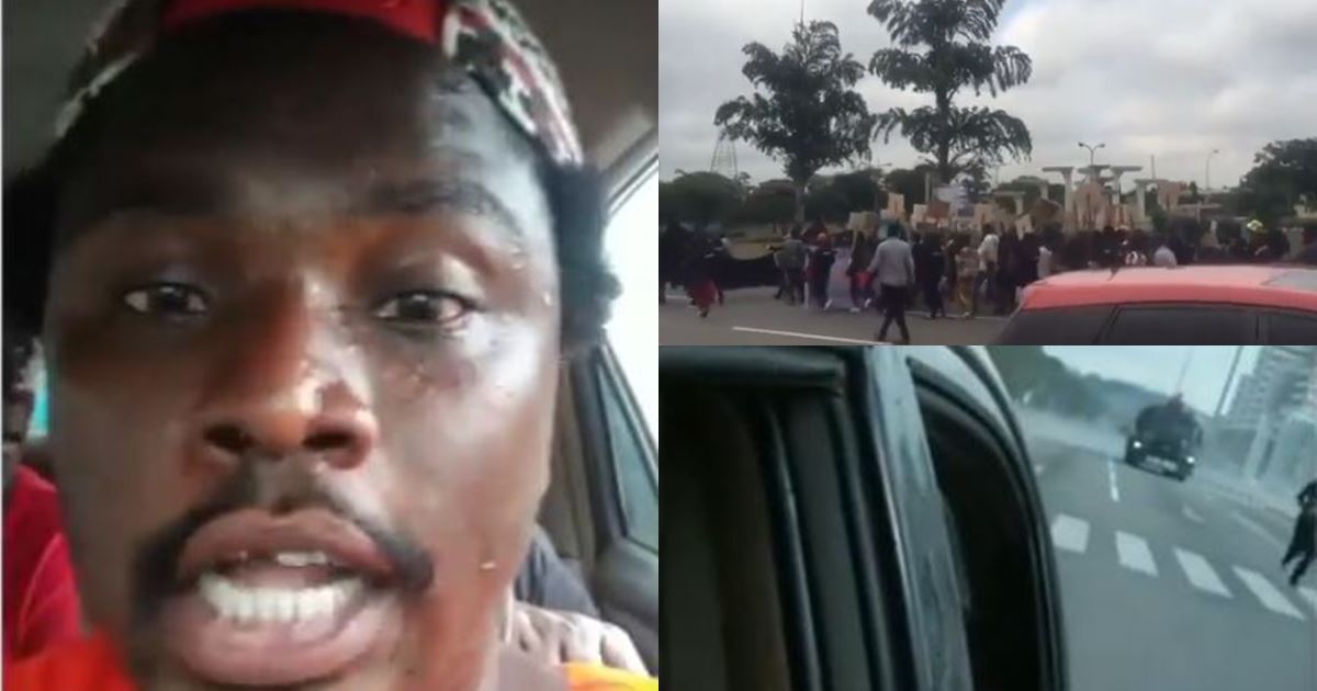 #EndSARSMemorial: Police allegedly open fire on protesters in Abuja (Video)