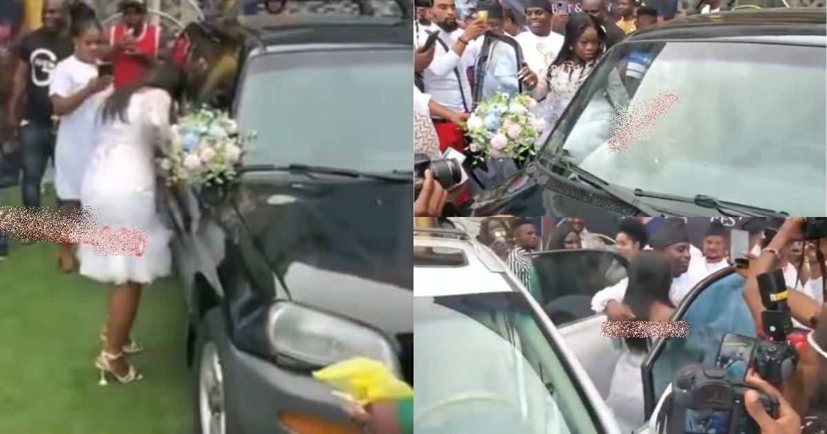 Moment man surprises wife with 2 cars on their 8th wedding anniversary (Video)