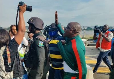 Police Endsars memorial man interview