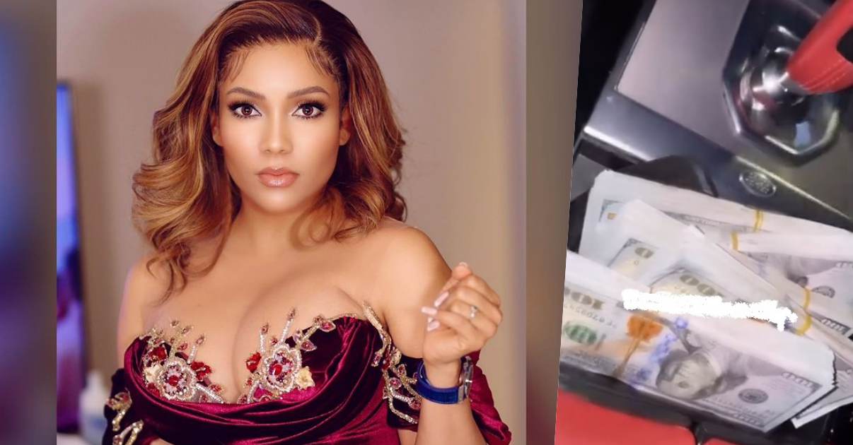 Reality star, Maria Chike flaunts N25M cash for shopping in Dubai (Video)