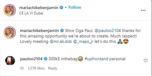 Paulo secures N150M real estate deal for reality star, Maria Chike (Video)