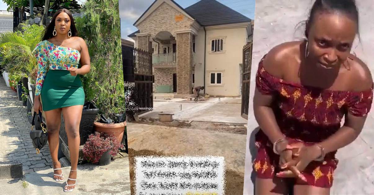 Blessing Okoro acquires new house two years after being ridiculed for showing off random property