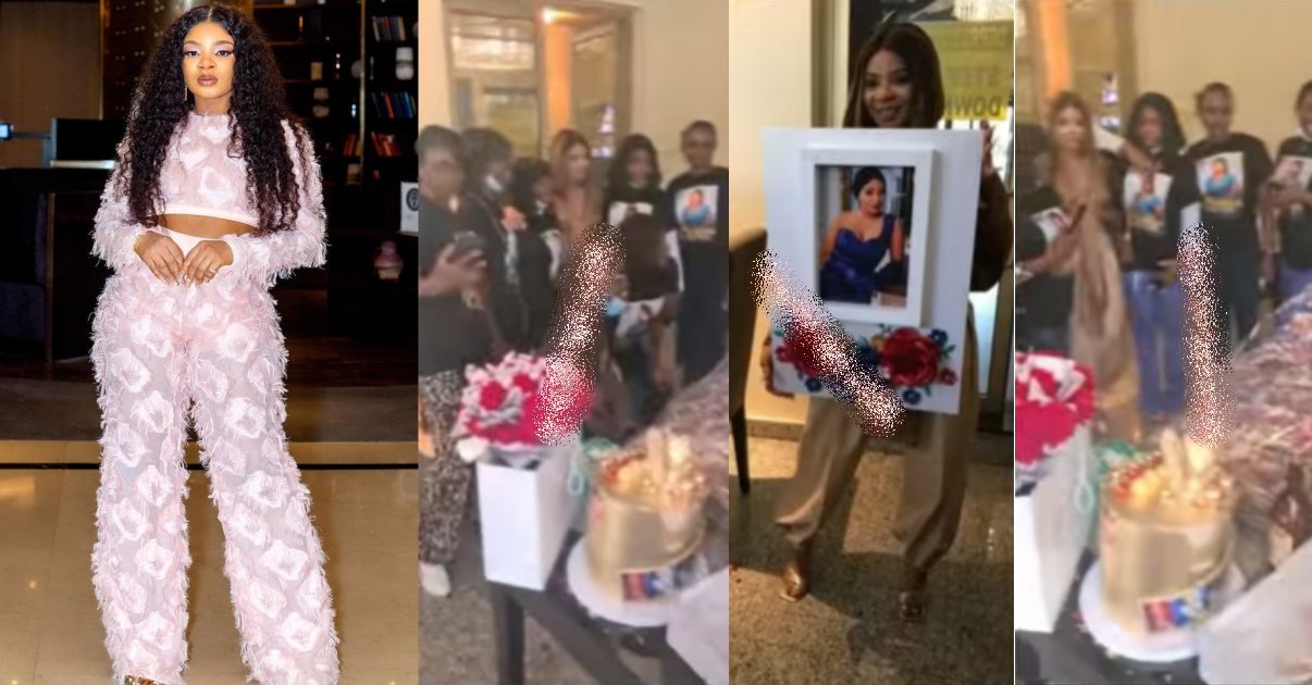 Fans surprise BBNaija's Queen with loads of gift items (Video)