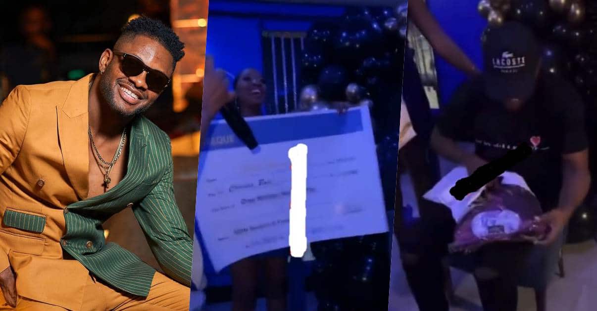 Abuja fans gift Cross Ike N1M, other gifts following homecoming party (Video)