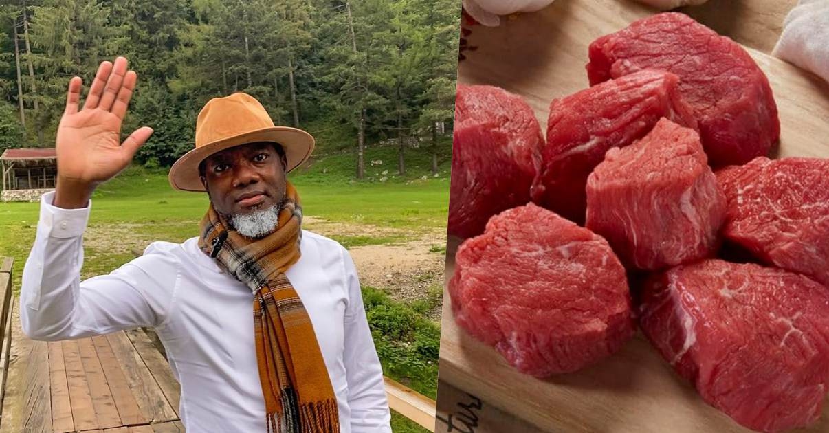 "Eating red meat is slow poison, avoid it in other to thrive" - Reno Omokri