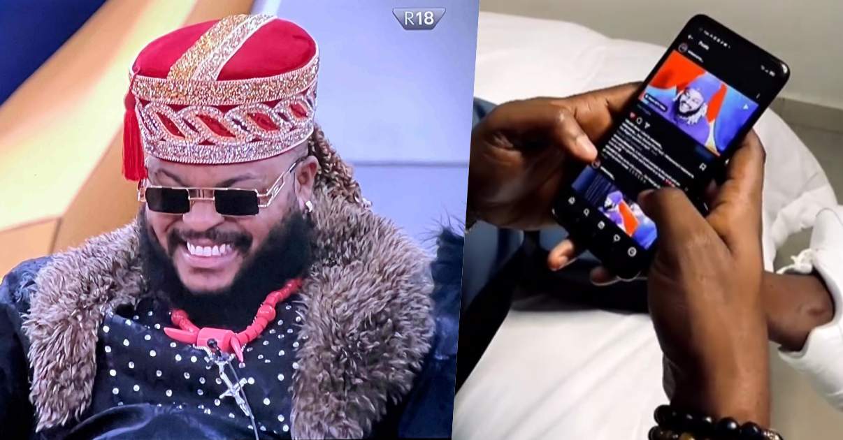 #BBNaija: WhiteMoney's handler revealed, sends love to fans for support (Video)