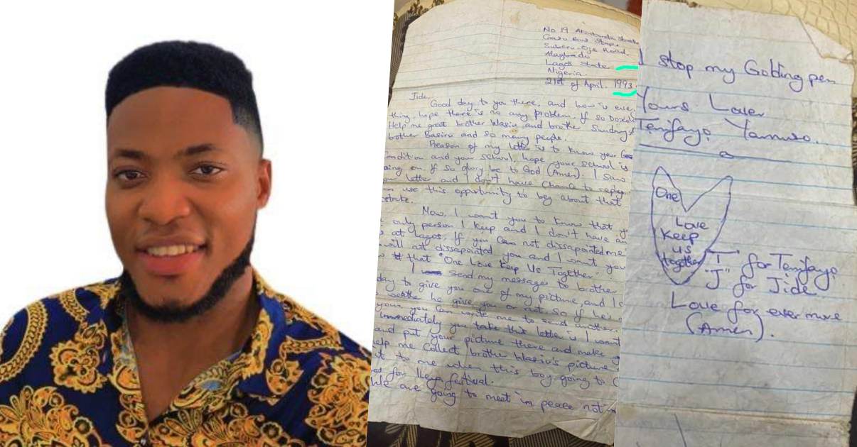 Man stumbles on mother’s apology letter to father after 28 years