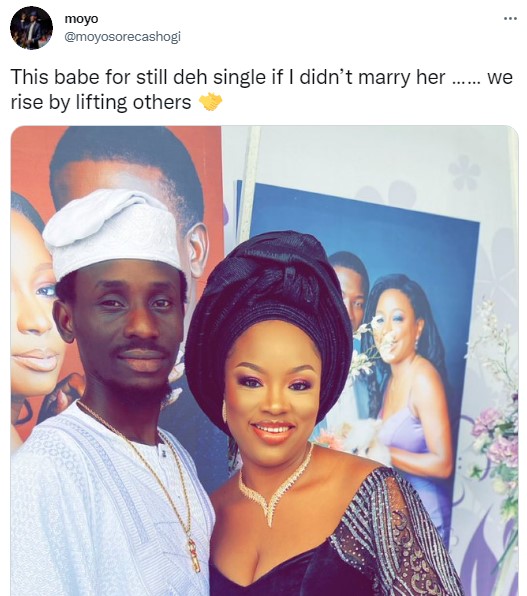 ”This babe for still deh single if I didn’t marry her” – Man commends himself for marrying wife