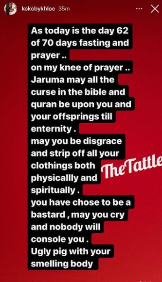 "May all the curses in the holy books be upon you" - Khloe to Jaruma over persistence about her surgery