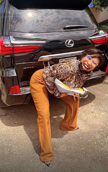 Tonto Dikeh Kpokpogri Car