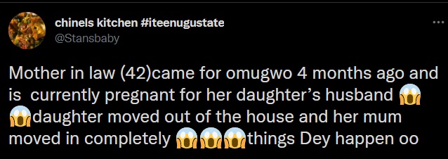Omugwu Daughter's husband pregnant