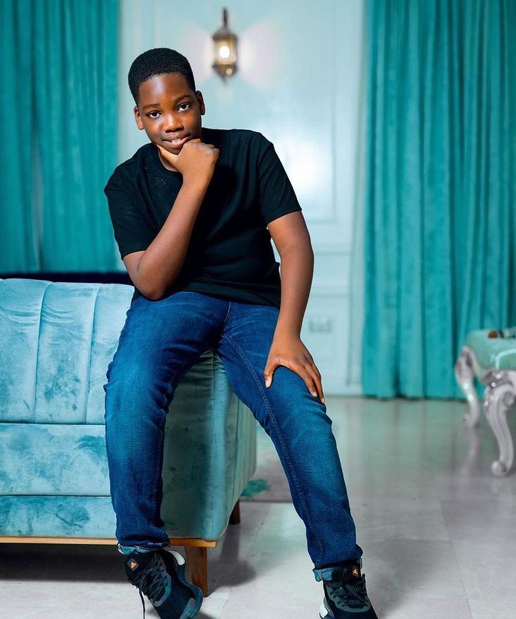 "Officially a teenager" - Obi Cubana says as he marks son's 13th birthday