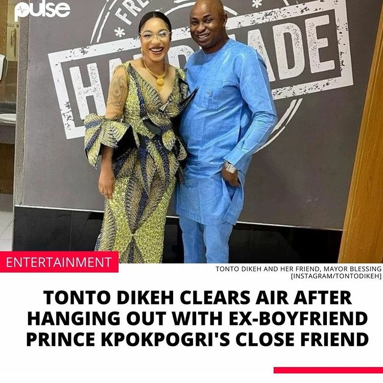"He used to run my errands" - Prince Kpokpogri reacts to Tonto Dikeh's date who was referred as his 'close friend'