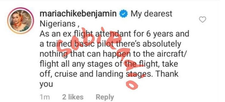 With 6 years flight experience, Maria weighs in on debate between Daddy Freeze, Pere on using phones during takeoff