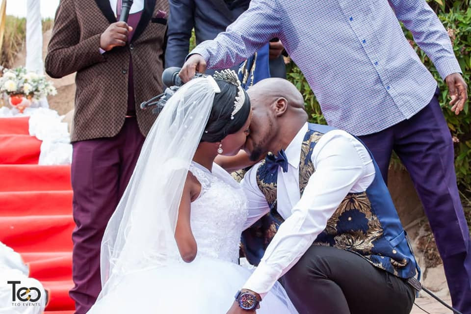 Physically challenged woman wedding