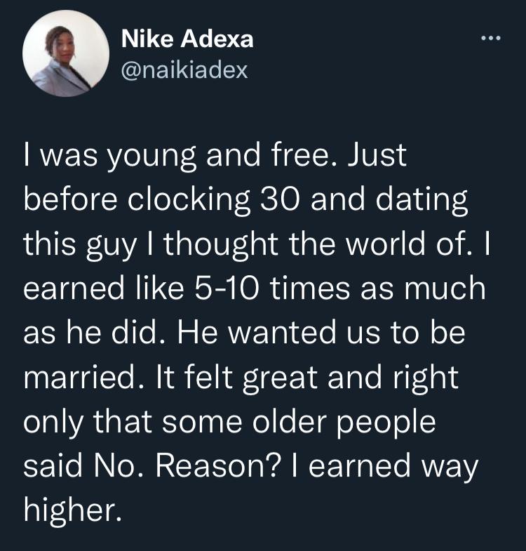 "Banks were created to lend money out" - Lady who earns 10 times more than husband laments over his slow growth, emotional abuse