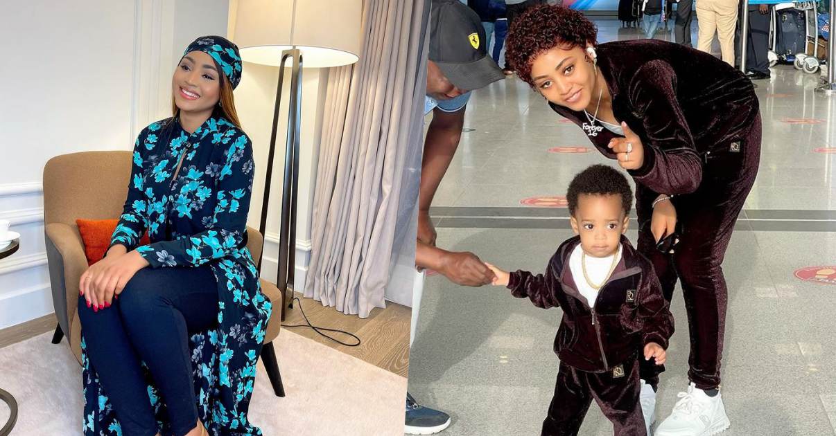 Am I posting my son too much? - Regina Daniels quizzes fans after ex-friend blamed it on son's health