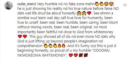 "Very humble, no fake zone" - WhiteMoney hailed following visit to local roasted yam spot in Enugu (Video)