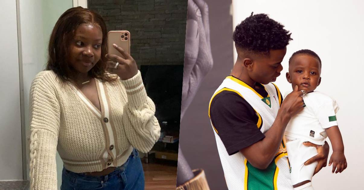 "Get therapy, stop looking for pity on internet" - Lyta's baby mama dragged over reason for keeping son's cloth on her always