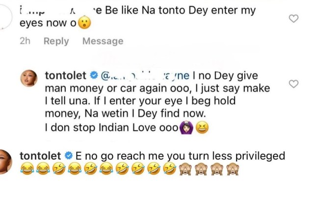 “I no dey give man money or car again" - Between Tonto Dikeh and man who tried to shoot shot
