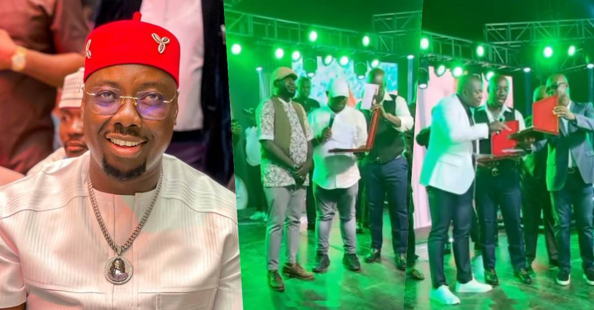 Obi Cubana gifts loyal employees N1M each and certificate of appreciation (Video)
