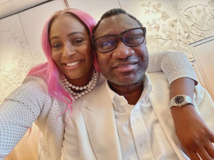 Femi Otedola celebrates DJ Cuppy on her 29th birthday