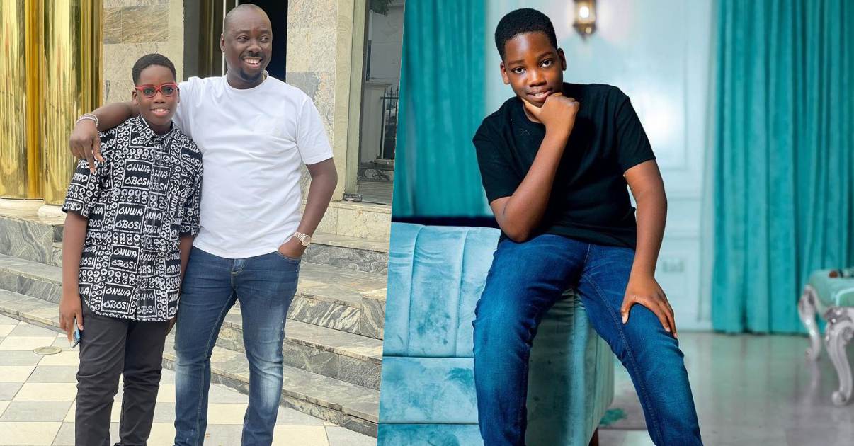 "Officially a teenager" - Obi Cubana says as he marks son's 13th birthday