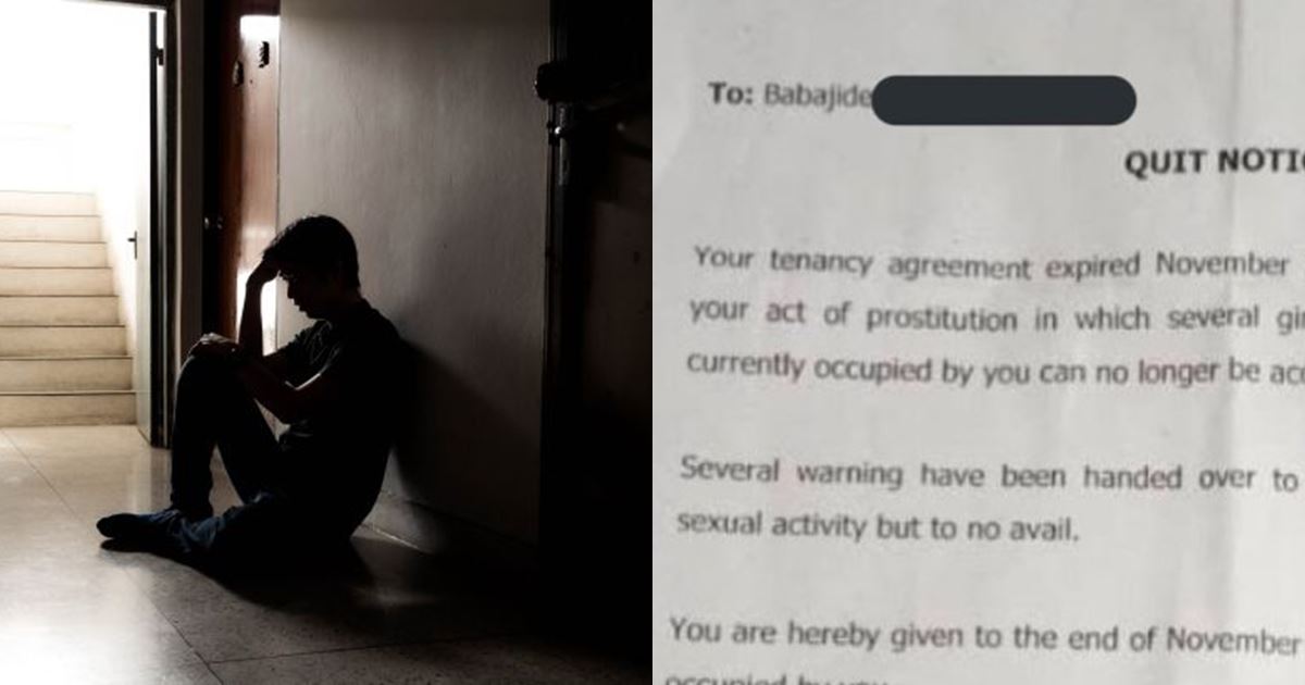 Landlord Tenant Prostitution Notice
