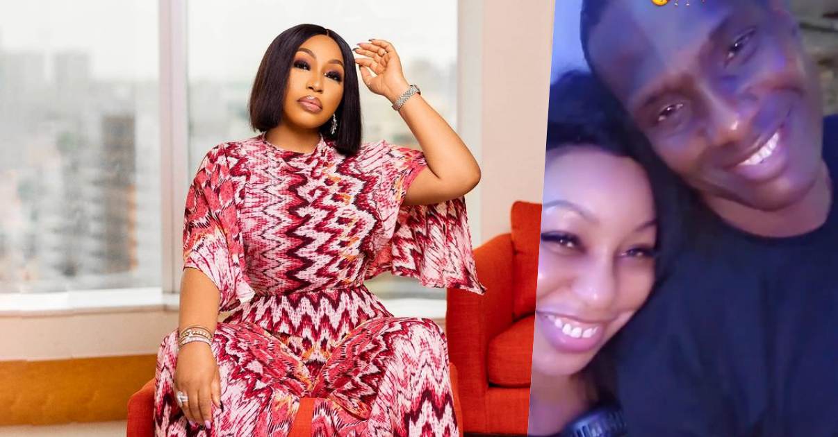 "Don't bring him to social media" - Reactions trail Rita Dominic as she celebrates lover's birthday (Video)