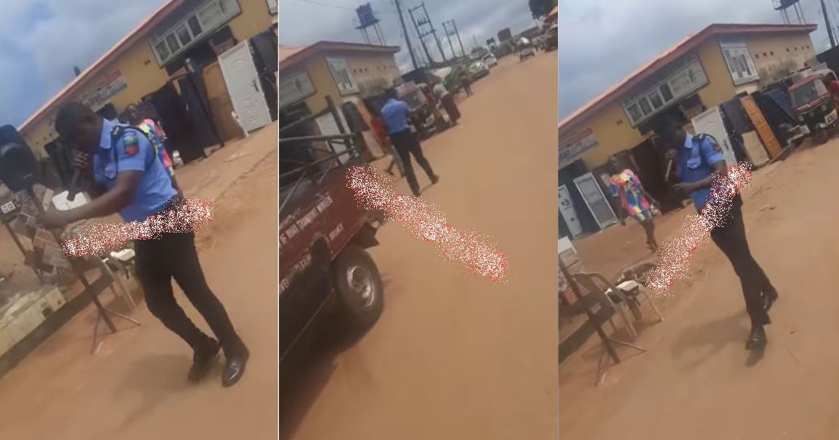 Policeman preaching gospel ABia