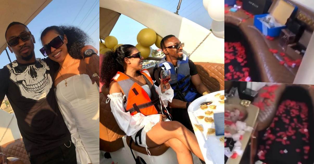 Saga and Nini enjoy romantic boat cruise courtesy of shippers (Video)