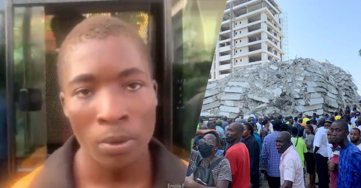 19-year-old survivor of Ikoyi building collapse narrates escape story (Video)