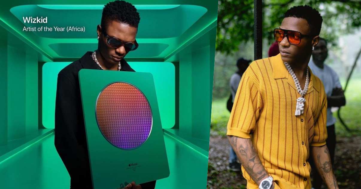 Wizkid wins Apple Music Awards as African Artiste of the Year