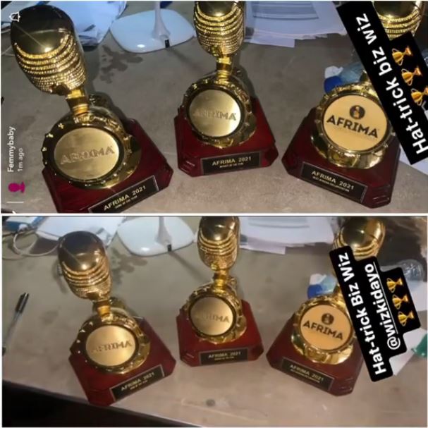 Wizkid Awards AFrima night