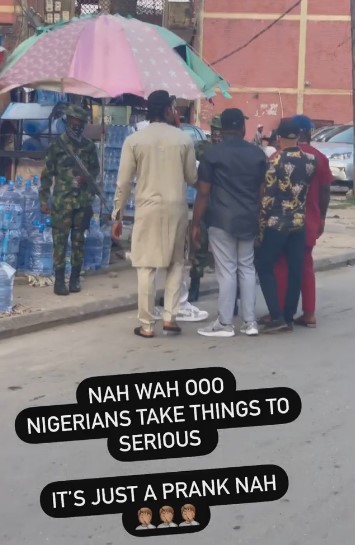 Zfancy arrested by military officers prank