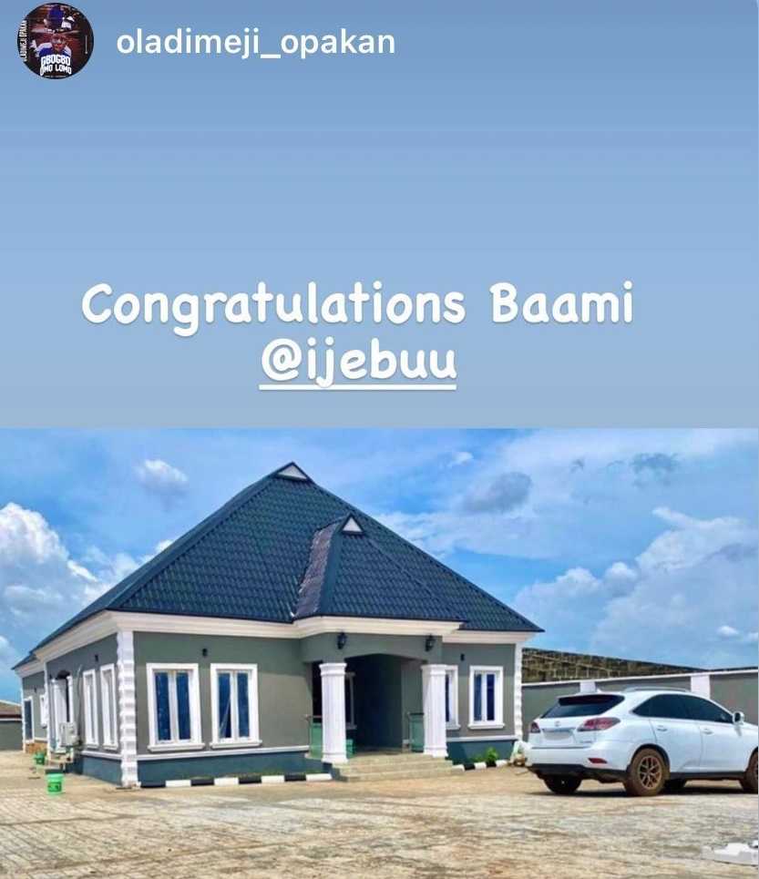 Ijebuu completes multi million naira house as Christmas gift to self